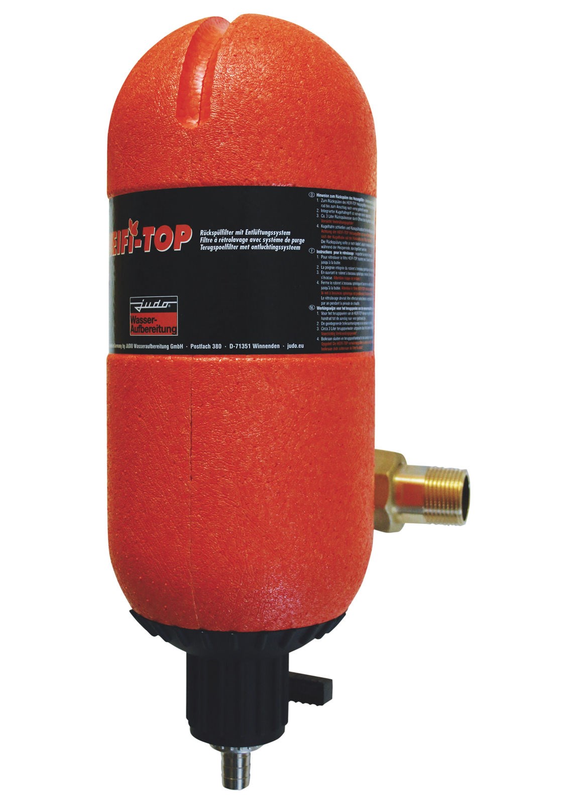 Filtre de rétrolavage HEIFI-TOP - Raccordement 1-1/4" - débit d'eau 4 m3/h