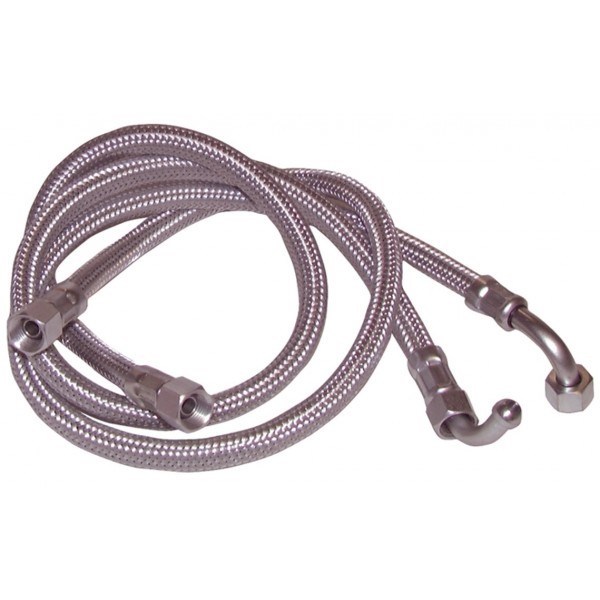 Flexible fioul - 14/150 x 14/150 coudé 90° lg 1000mm (2pcs) - 14/150 x 14/150 coudé 90° lg 1000mm (2pcs)