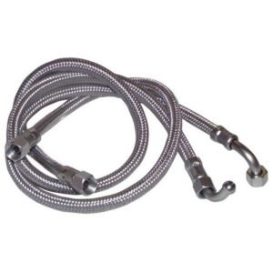 Flexible fioul - F1/4"x F1/4" coudé 90° lg 1000mm (2 pcs) - F1/4"x F1/4" coudé 90° lg 1000mm (2 pcs)