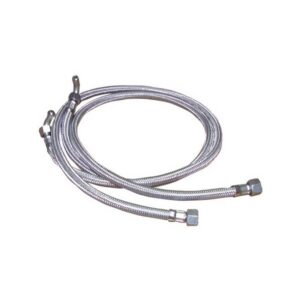 Flexible fioul - F3/8"x F1/4" coudé 90° lg 1000mm (2 pcs) - F3/8"x F1/4" coudé 90° lg 1000mm (2 pcs)