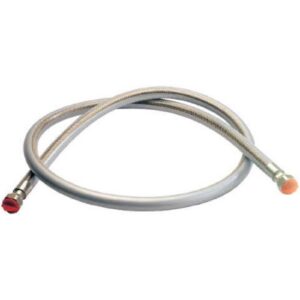 Flexible gaz inox Tubinox gaz naturel à embouts mécaniques - Longueur : 1,5 m