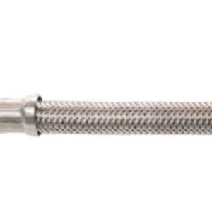 Flexible tresse inox coude (Femelle 3/4 -Mâle3/4) - Longueur: 500 mm - Diamètre tuyau : 19 mm