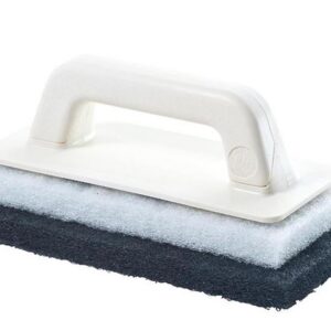 Frottoir FINISH - avec deux feutres abrasifs (1 noir + 1 blanc)