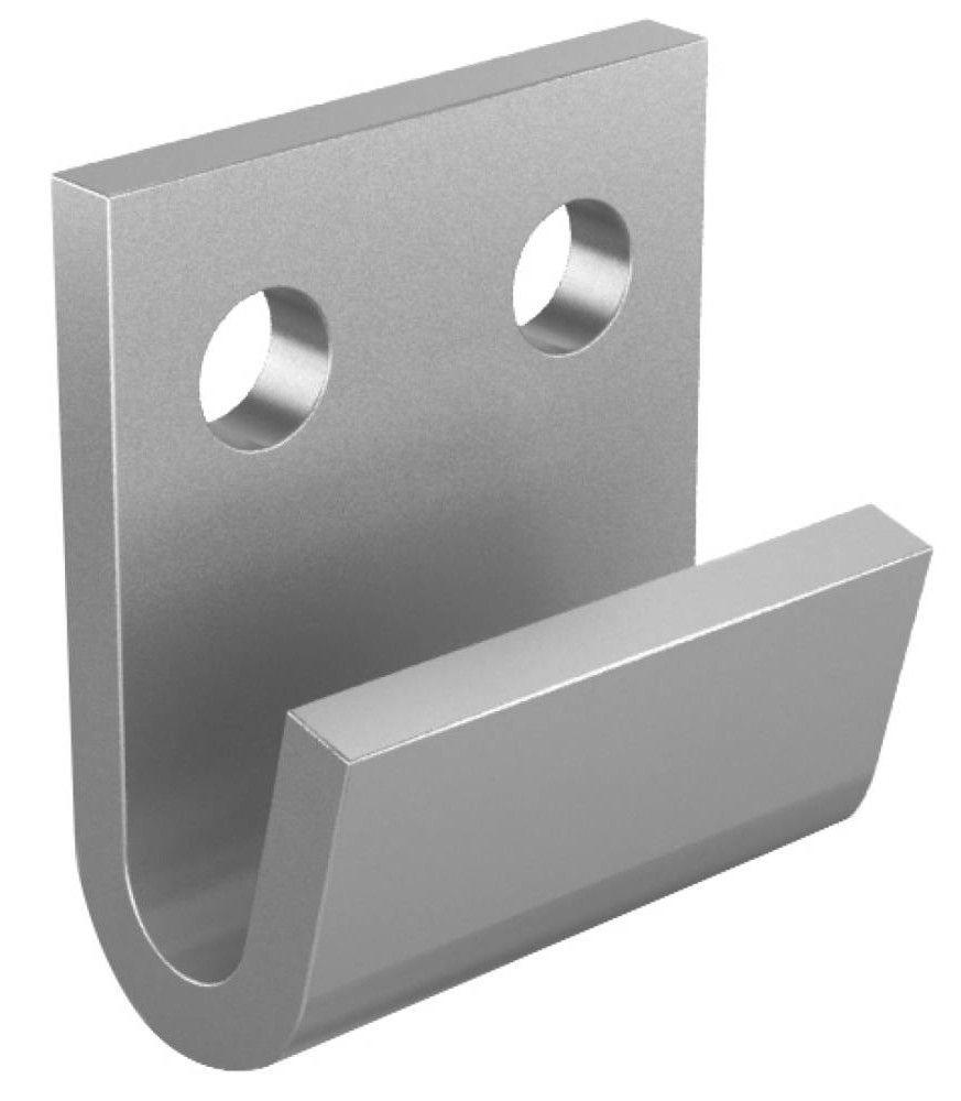 Gâche pour sauterelle 28 x 25 mm acier PINET 1673551