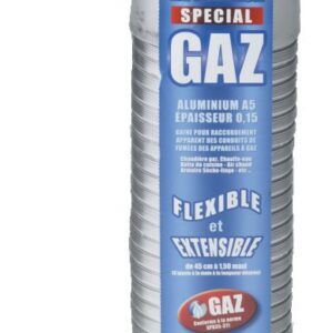 Gaine accordéon spécial gaz 83/89 mm +raccord TEN 15083