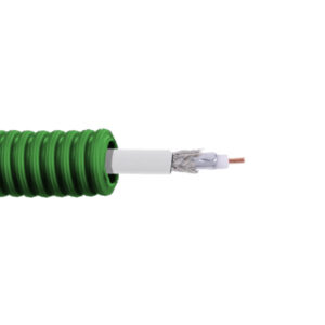 Gaine ICTA préfilée TV coaxial Ø20 couronne de 100m
