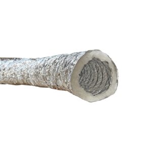 Gaine isolée fibre de polyester M0/M1 ép 25 mm - Gaine isolée M0/M1 ép 25 mm ø 200 mm - carton de 10 m