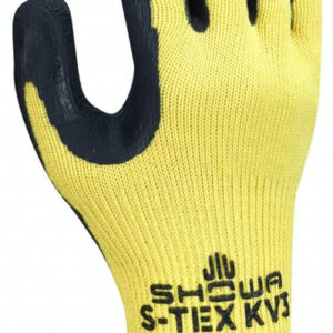 Gant anti-coupure S-TEX KV3 jaune/noir T7 SHOWA STEX-KV3-T.7