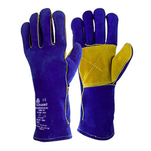 Gant soudeur anti-chaleur taille 10 bleu doublé GUYARD SOUDEUR BLEU