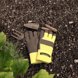 Gants de jardin Docker pour travaux intenses - Cuir et toile - T11