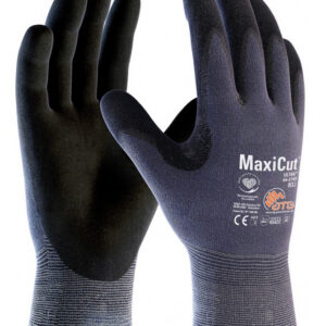 Gants de travail tricoté vanisé nylon MaxiCut® Ultra™ bleu/noir T9 ATG AT443745-ZZ09ACA
