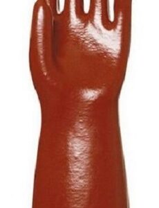 Gants EUROTECHNIQUE enduit PVC supérieur 40 cm rouge T10 EURO PROTECTION 3640