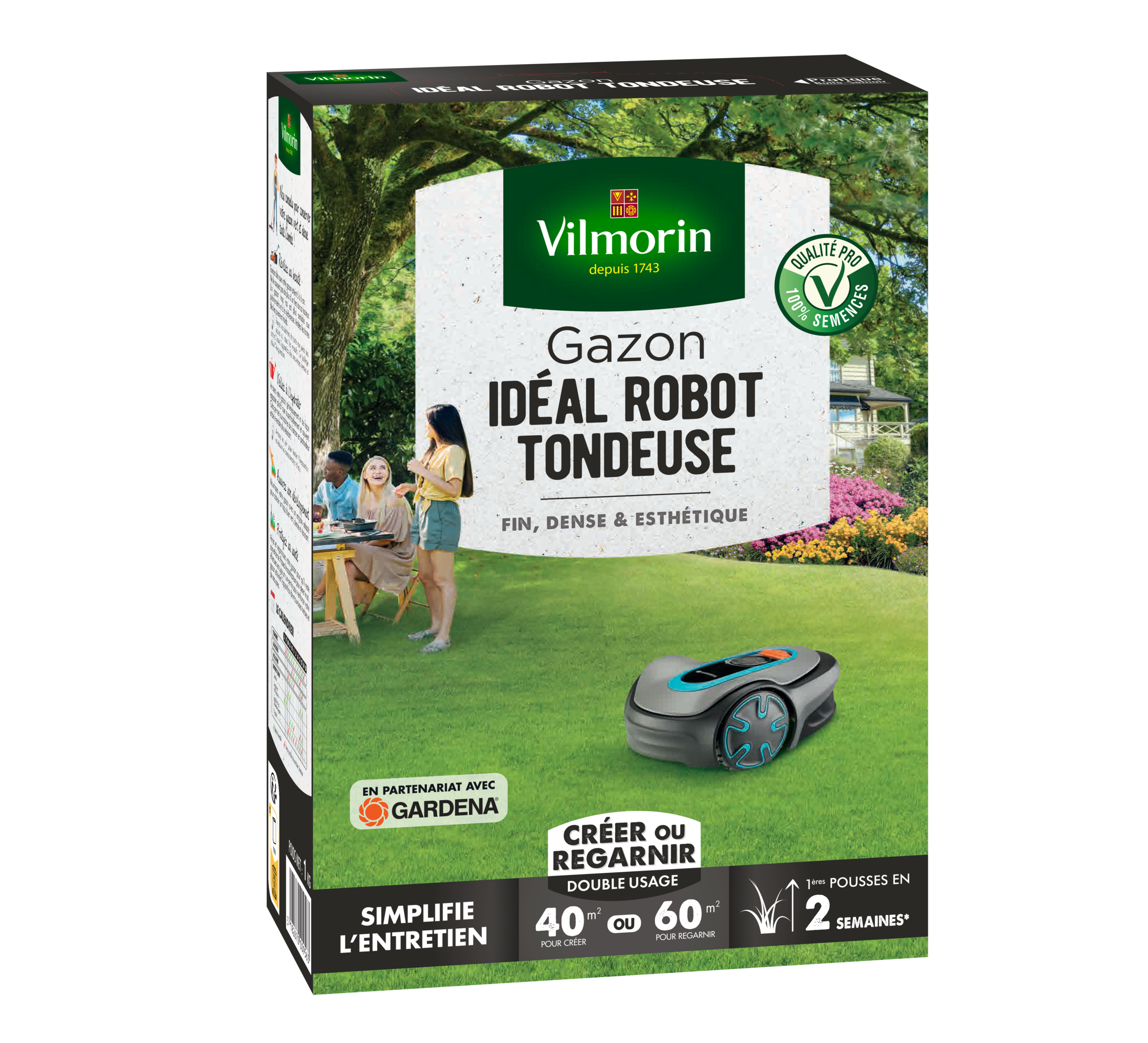 Gazon Idéal Robot Tondeuse - 1 kg