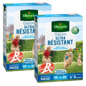 Gazon Ultra Résistant - Label Rouge - 1 kg (x2)