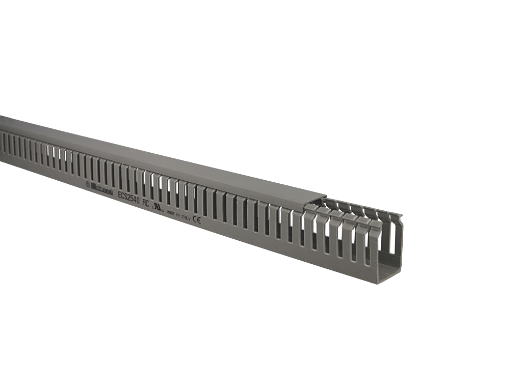 Goulotte de câblage PVC à lamelles 25x40mm - 1 mètre