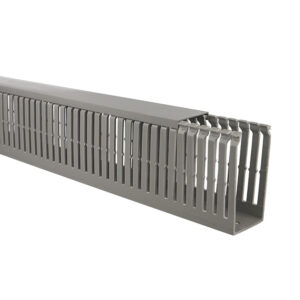Goulotte de câblage PVC à lamelles 40x80mm - 1 mètre