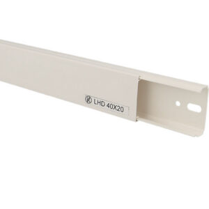 Goulotte électrique PVC 40 x 20 mm KOPOS