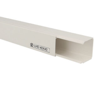 Goulotte électrique PVC 40 x 40 mm KOPOS