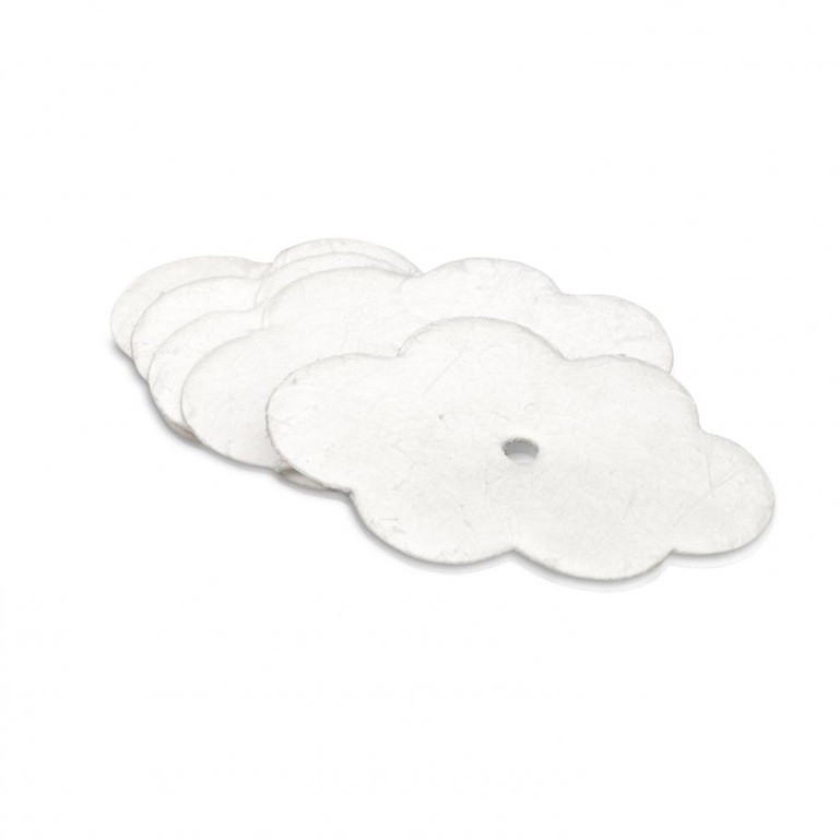 Lot de 6 nuages absorbants à placer dans le skimmer et permettant de fixer les graisses et les huiles de peau