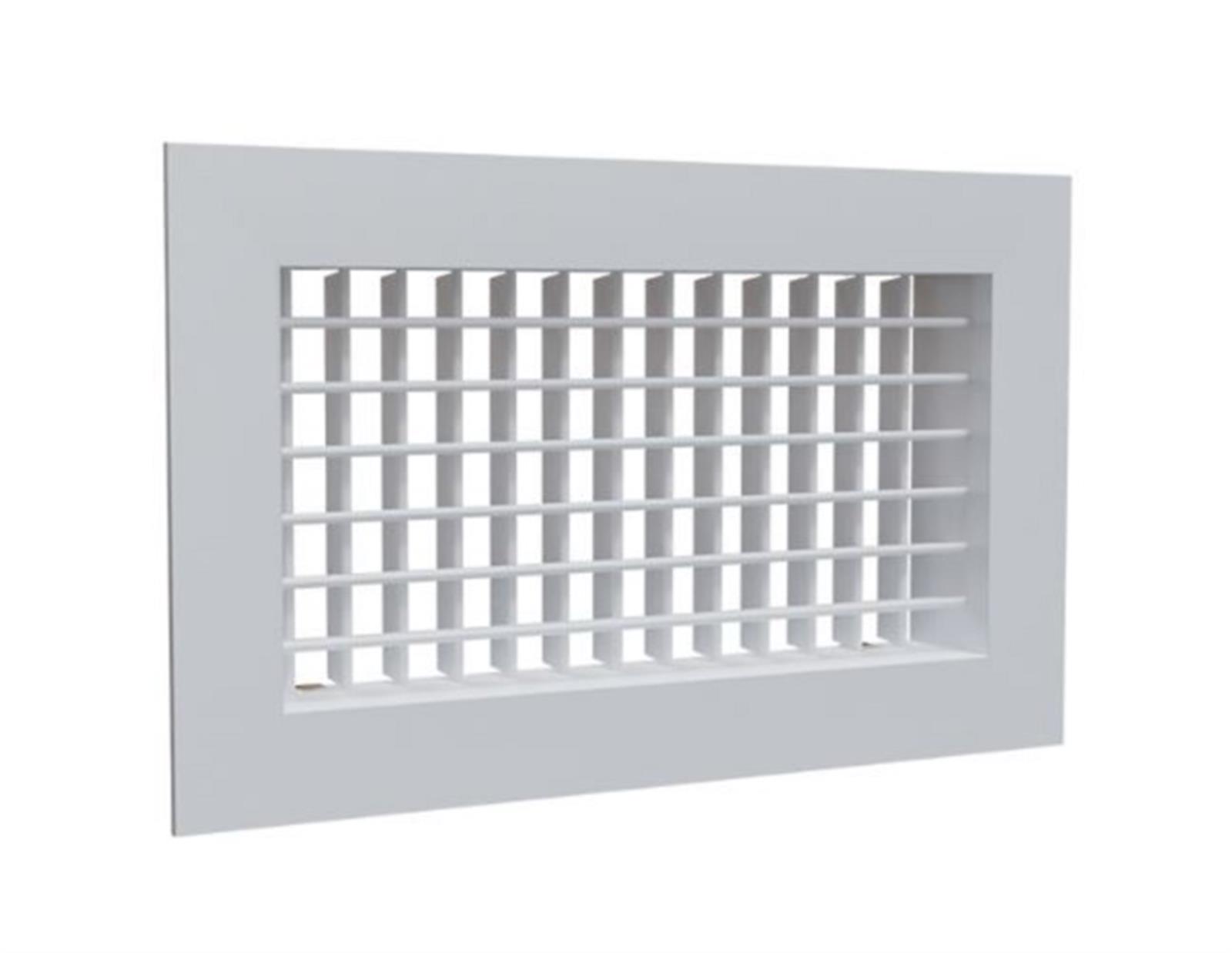Grille de soufflage double déflexion ACCESS - Dimensions: 300x150mm