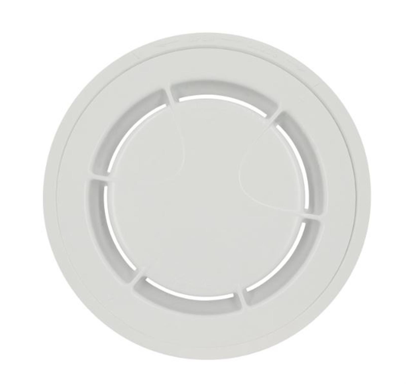 Grille et bride pour siphon de sols souple - PVC blanc antimicrobien