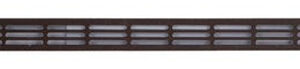 Grille plat interieur simple 475 x 20 mm brun RENSON 00478303