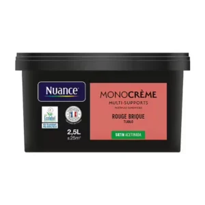 H20182-2L5 - Peinture Monocrème - Rouge br