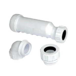 HepvO PP- Kit Siphon à Membrane BL 40x6/4 - Coloris: blanc