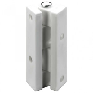 Lot de 2 charnières universelles nylon pour meuble, L.45 x l.9 mm