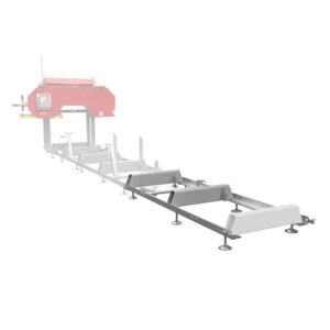 Extension rail 2 m - Pour scie à grumes