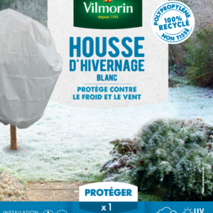 Housse d'hivernage - 2 m x 2,4 m - Blanc