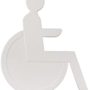 Idéogramme nylon handicapé pictogramme 4 noire NORMBAU 2510040