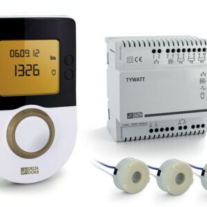Indicateur de consommations d'énergies TYWATT 1000 - boîtier technique + boîtier d'ambiance