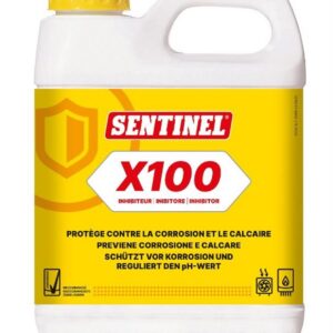 Inhibiteur X100 – Protection anti-corrosion et anti-calcaire pour installations de chauffage - Bidon de 1L