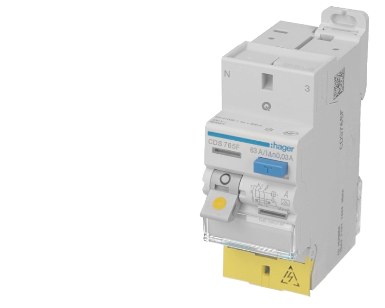 Interrupteur différentiel 2P 40A 30mA Type AC Hager