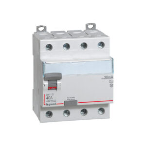 Interrupteur différentiel modulaire tétrapolaire Legrand DX³ 40A / 30mA type A