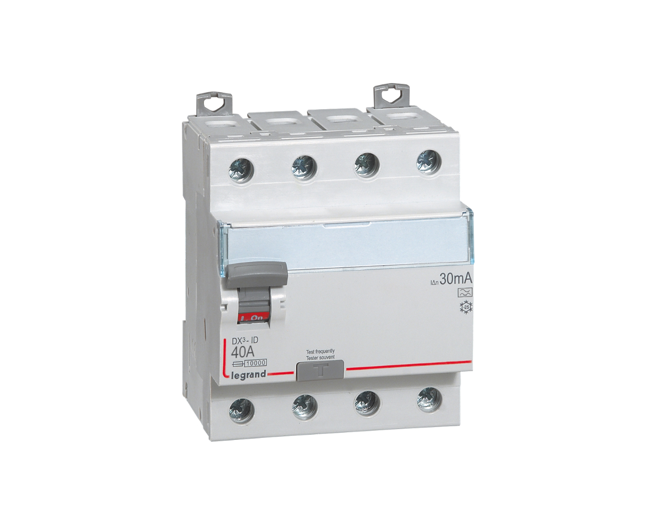 Interrupteur différentiel modulaire tétrapolaire Legrand DX³ 40A / 30mA type A