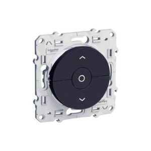 Interrupteur ODACE anthracite à 3 boutons montée/descente/stop pour volet SCHNEIDER ELECTRIC S546208