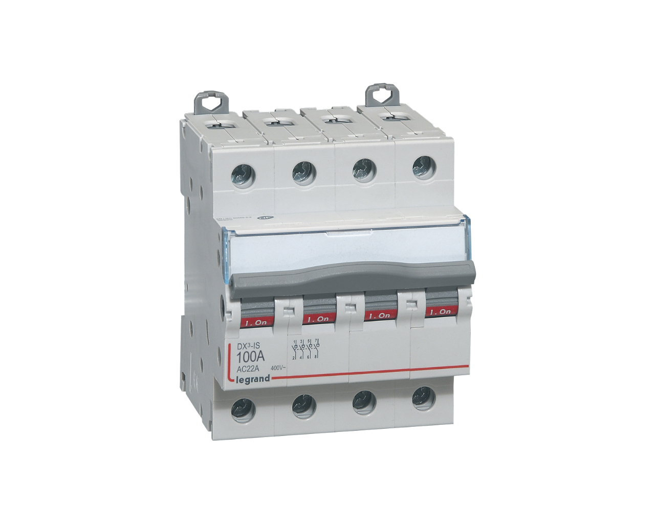 Interrupteur Sectionneur Modulaire 4 pôles 100A Legrand DX³