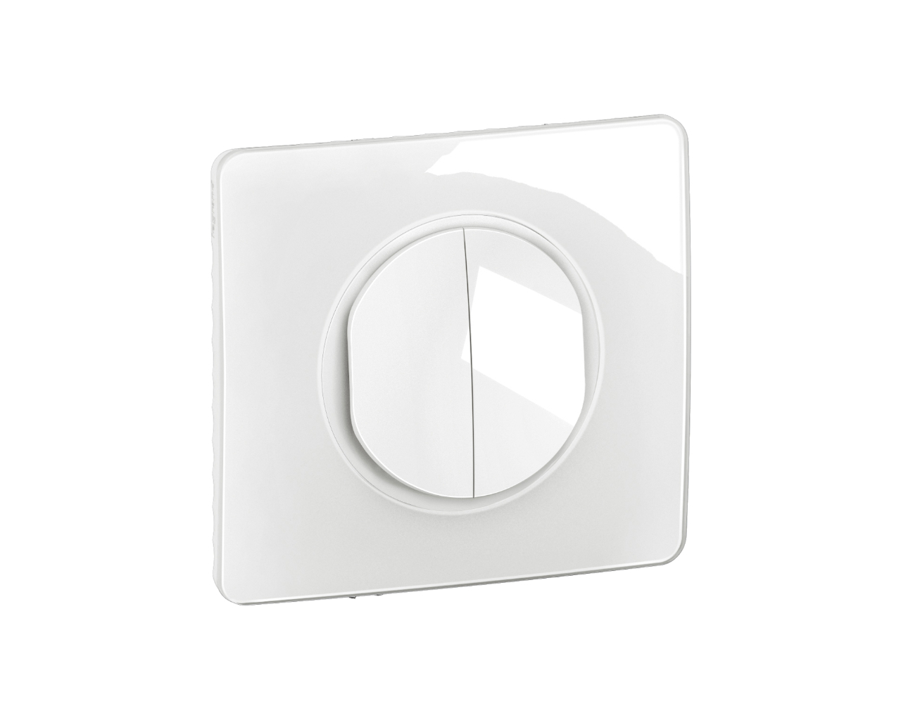Interrupteur va-et-vient double blanc Legrand Nouveau Céliane™ complet
