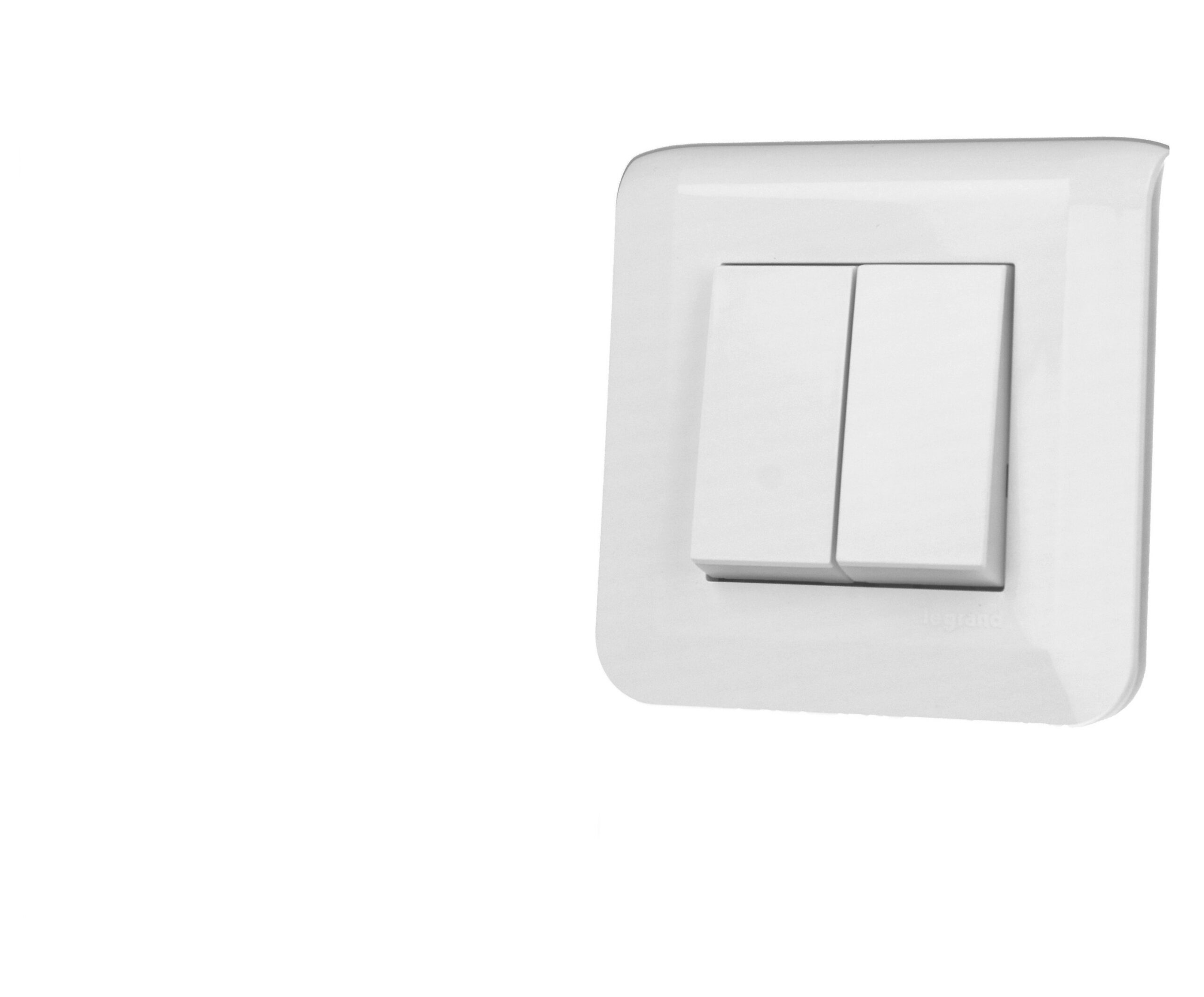 Interrupteur va et vient double Legrand Mosaic™ complet