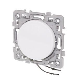 Interrupteur va-et-vient lumineux Blanc Eur'Ohm Square