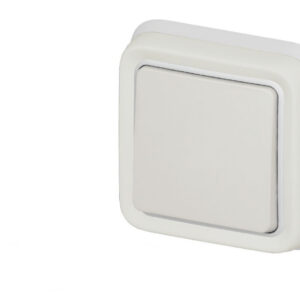 Interrupteur va-et-vient simple Legrand Plexo™ blanc encastrée