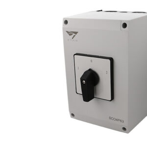 Inverseur de source monophasé / triphasé 63A IP65 en boitier
