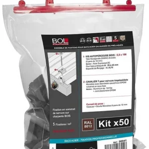 ITM-50718 - Kit de 50 vis autoperceuses et