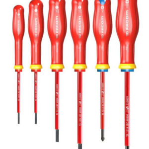 Jeu de 6 tournevis Protwist® isolés 1000 V FACOM ATDVE.J6PB