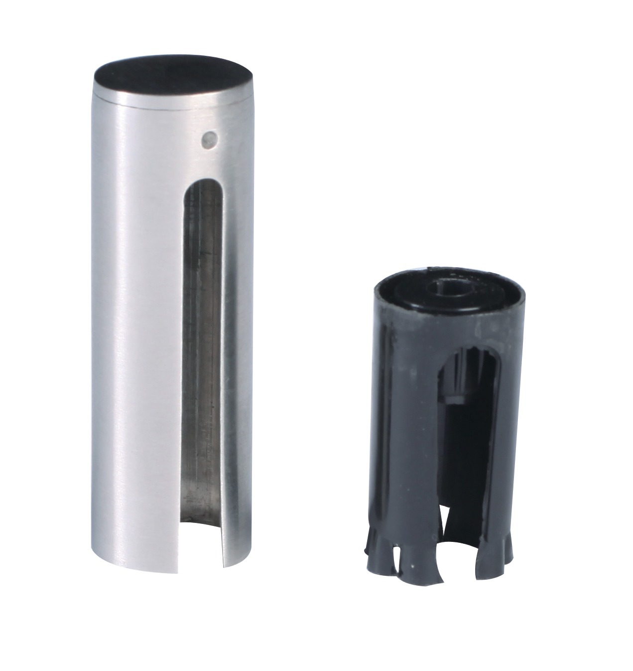 Jeu de deux caches paumelle inox CF001.IN.5