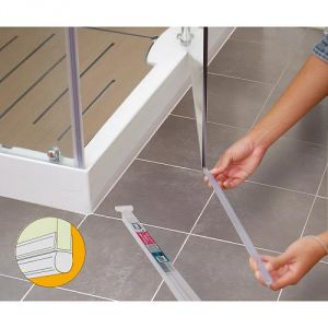 Joint tubulaire 1 mètre pour bas de porte de douche - 1 mètre