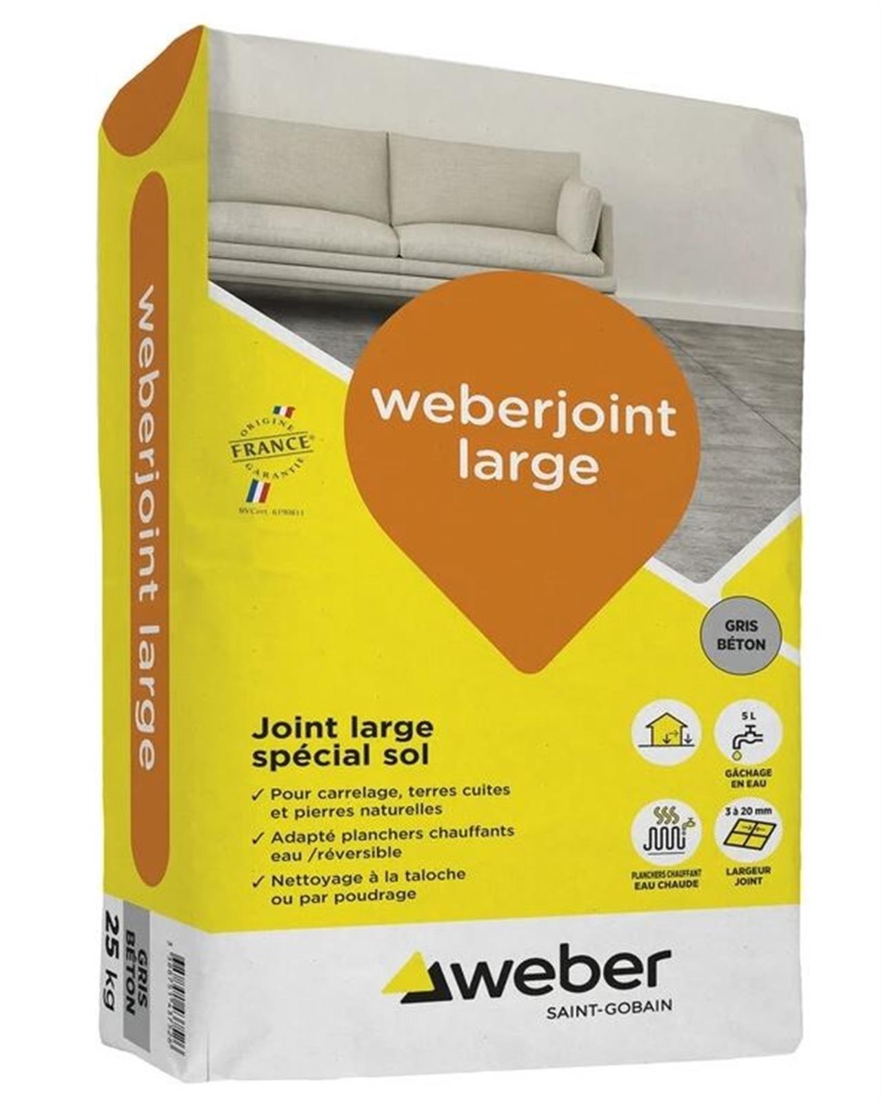 Joints de carrelage WERBERJOINT LARGE - sac 25 kg - beige crème