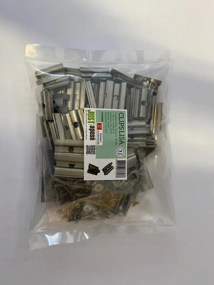Clip +vis lame de terrasse lisa/nina lot100